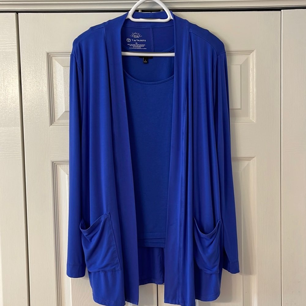 Talbots top with matching tee.